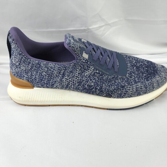Peter Millar Hyperlight Apollo Men’s Size 11.5 Nebula Blue Knit Running Shoes - Picture 8 of 10